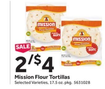 Stop&Shop Mission flour tortillas offer