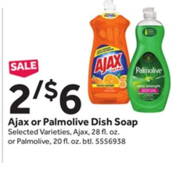 Stop&Shop Ajax or palmolive dish soap offer