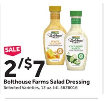 Stop&Shop Bolthouse farms salad dressing offer