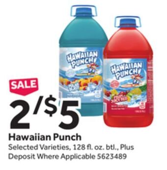 Stop&Shop Hawaiian punch offer