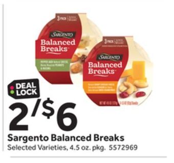Stop&Shop Sargento balanced breaks offer