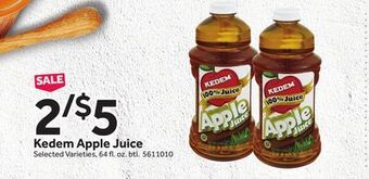 Stop&Shop Kedem apple juice offer
