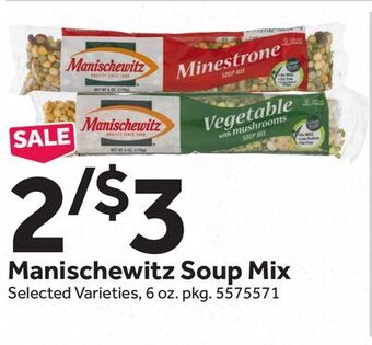 Stop&Shop Manischewitz soup mix offer