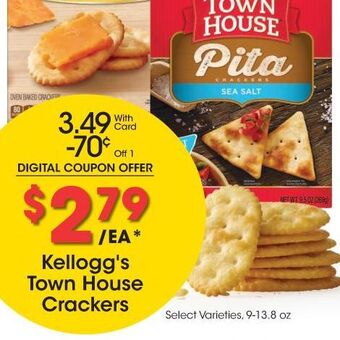 Kroger Kellogg's town house crackers offer