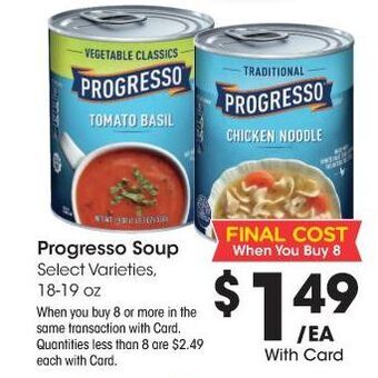 Kroger Progresso soup offer