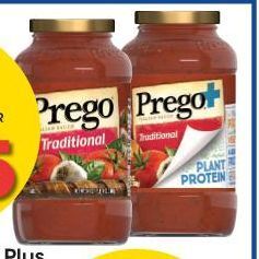 Kroger Prego pasta sauce x3 offer