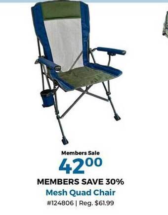 Camping World Mesh quad chair offer