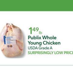Publix Whole young chicken offer