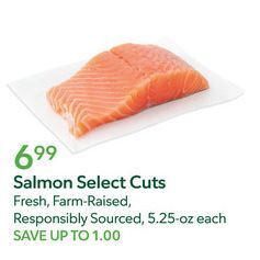 Publix Salmon select cuts offer