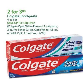 Publix Colgate toothpaste offer