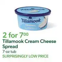 Publix Tillamook cream cheese x2 offer