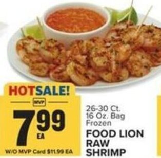 Food Lion Food Lion Raw Shrimp offer