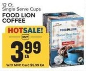 Food Lion Food Lion Coffee offer