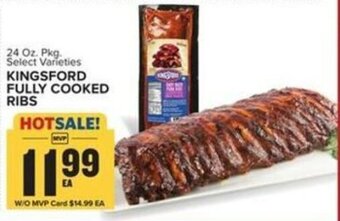 Food Lion Kingsford Fully Cooked Ribs offer