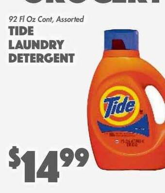 The Food Emporium Tide laundry detergent offer