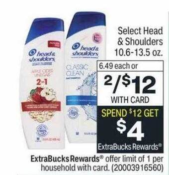 CVS Head & shoulders offer