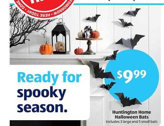 Aldi Huntington home halloween bats offer