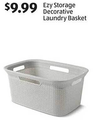 Aldi Ezy storage decorative laundry basket offer