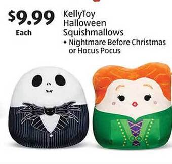 Aldi Kellytoy halloween squishmallows offer