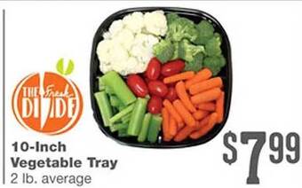 Forest Hills Food 10-inch vegetable tray offer
