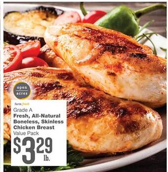 Forest Hills Food Fresh, all-natural boneless, skinless chicken breast offer