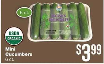 Forest Hills Food Mini cucumbers offer