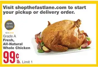 Forest Hills Food Fresh, all-natural whole chicken offer