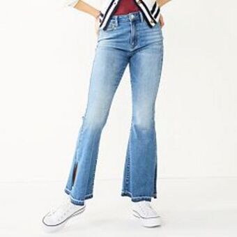 Kohl's Juniors' so® high-rise flare jeans offer