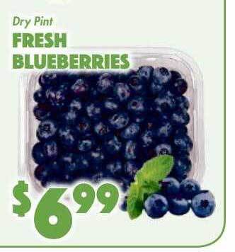 The Food Emporium Fresh blueberries offer