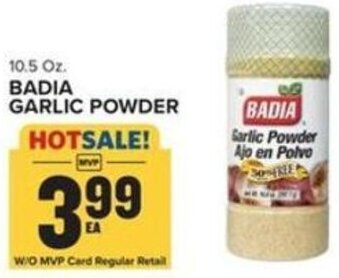Food Lion Badia Garlic Powder offer