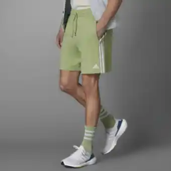 Adidas Grow positivity cotton 3-stripes shorts offer