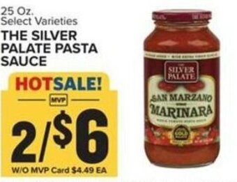 Food Lion The Silver Palate Pasta Sauce offer
