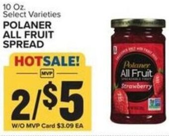 Food Lion Polaner All Fruit Spread offer