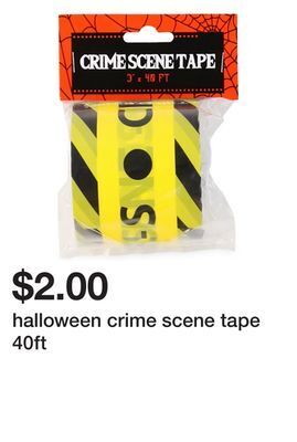 Five Below Halloween crime scene tape 40ft offer