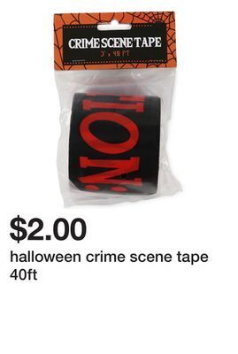 Five Below Halloween crime scene tape 40ft offer