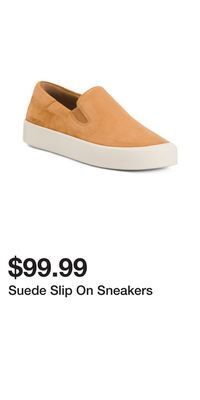 TJ Maxx Suede slip on sneakers offer
