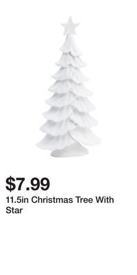 TJ Maxx 11.5in christmas tree with star offer