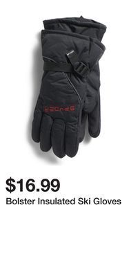 TJ Maxx Bolster insulated ski gloves offer