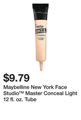 Kmart Maybelline new york face studio™ master conceal light 12 fl. oz. tube offer