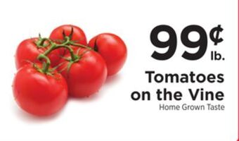 ShopRite Tomatoes on the vine offer