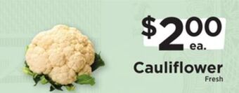 ShopRite Cauliflower offer