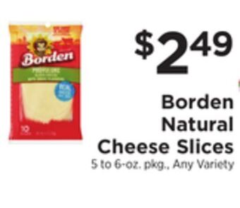 ShopRite Natural cheese slices offer
