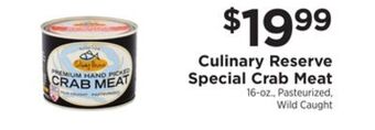 ShopRite Special crab meat offer