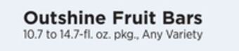 ShopRite Fruit bars offer
