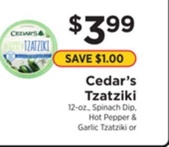 ShopRite Tzatziki offer