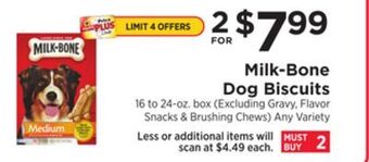 ShopRite Dog biscuits offer