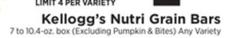 ShopRite Nutri grain bars offer