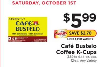 ShopRite Coffee k-cups offer