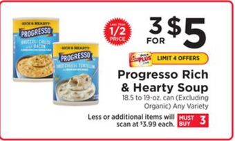 ShopRite Rich & hearty soup offer