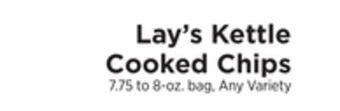 ShopRite Kettle cooked chips offer